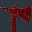 3d tomahawk axe model
