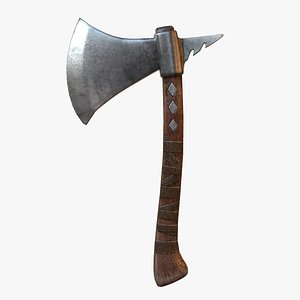 3d tomahawk axe model