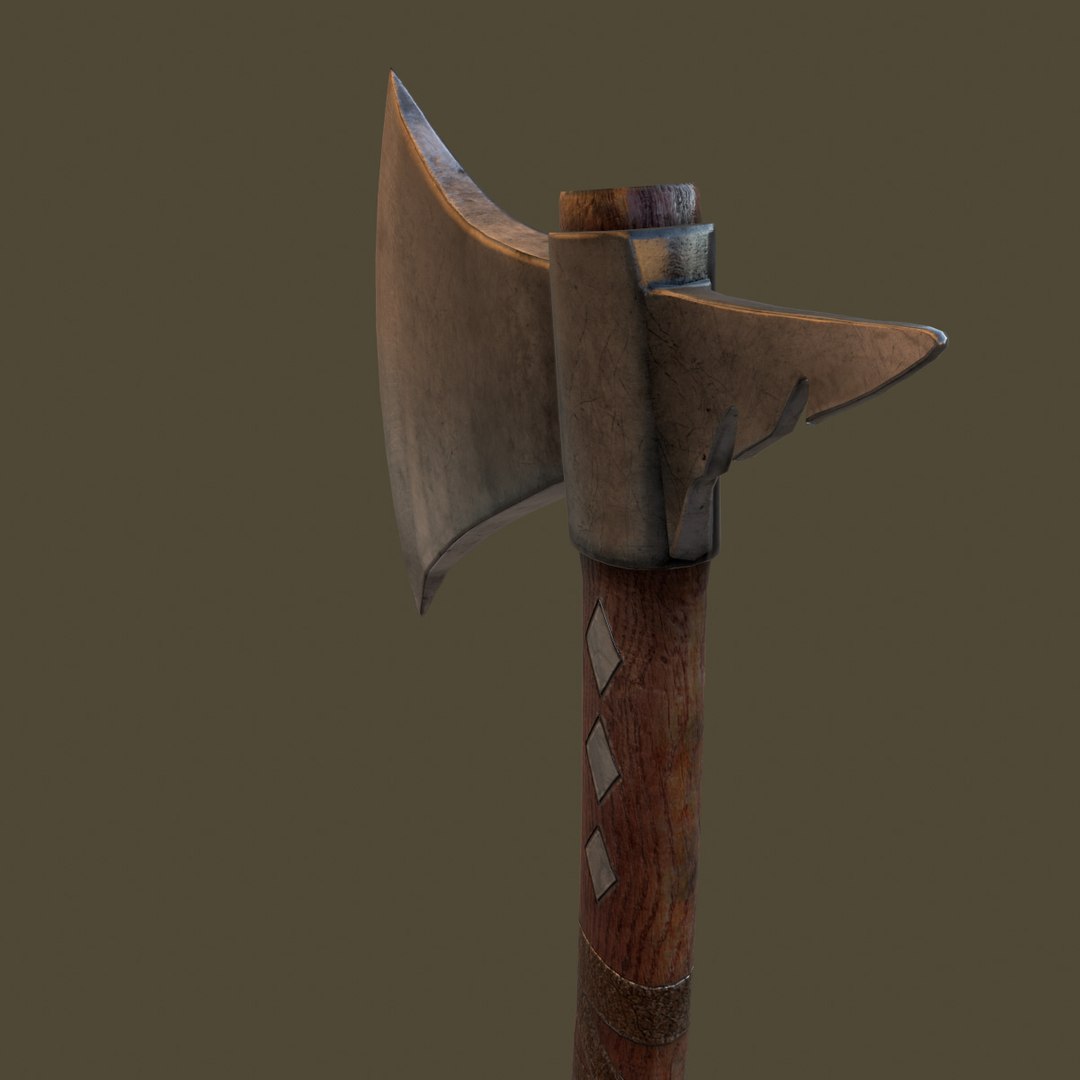 3d Tomahawk Axe Model