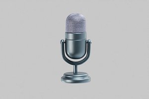 Microphone 3D model