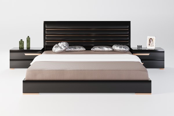 Modern Bed 3D model