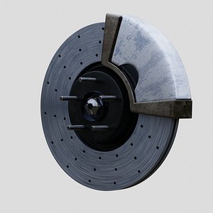 Car Brake Disc and Caliper