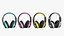 Fones de ouvido 4 cores 2 poses