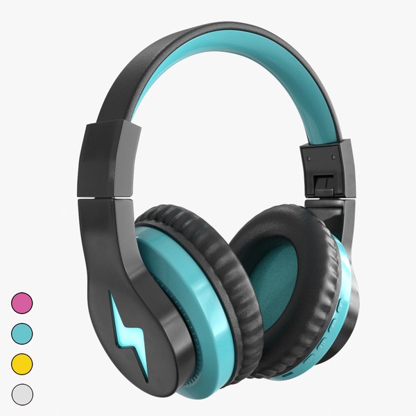 3D модель Наушники 4 цвета 2 позы - TurboSquid 2298403