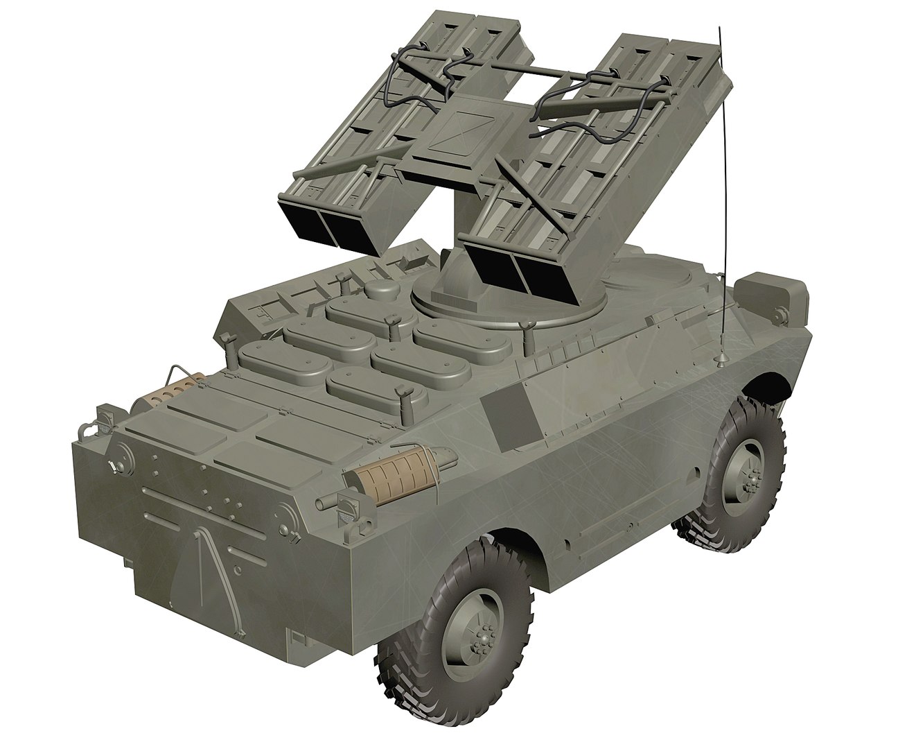 Gaskin 9k31 Strela Rocket Max