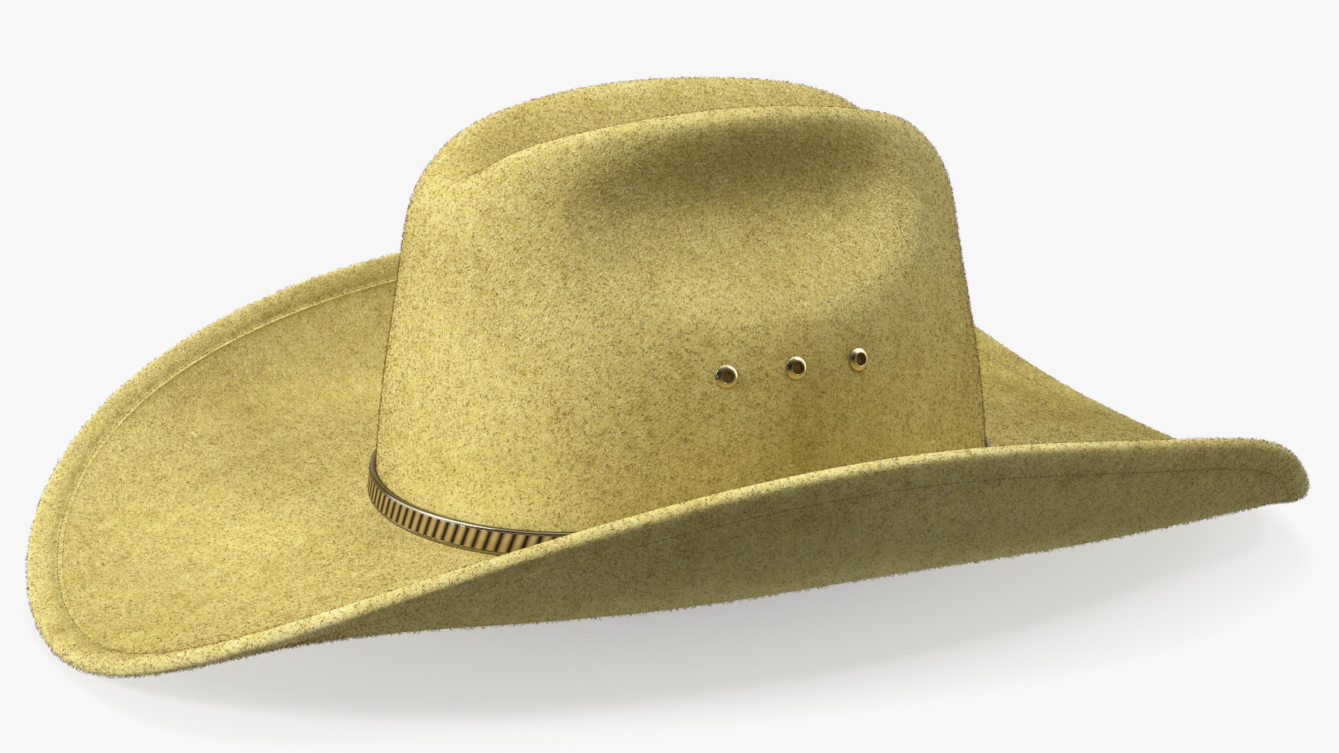 3D Cowboy Hat Fur Model - TurboSquid 2189714