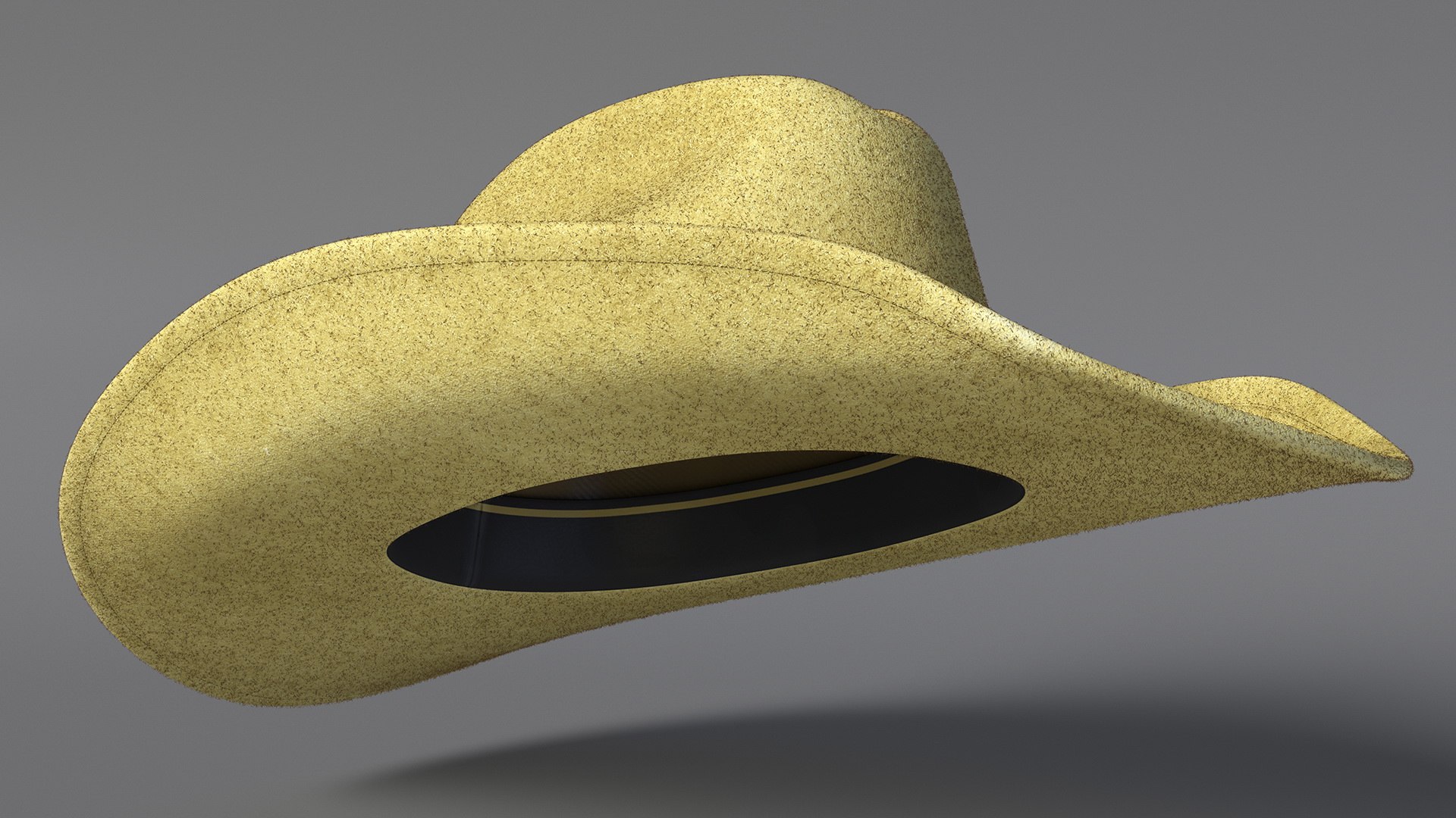 3D Cowboy Hat Fur Model - TurboSquid 2189714