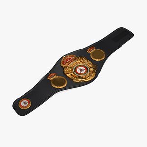 Championship WBA Belt Fur 3D model