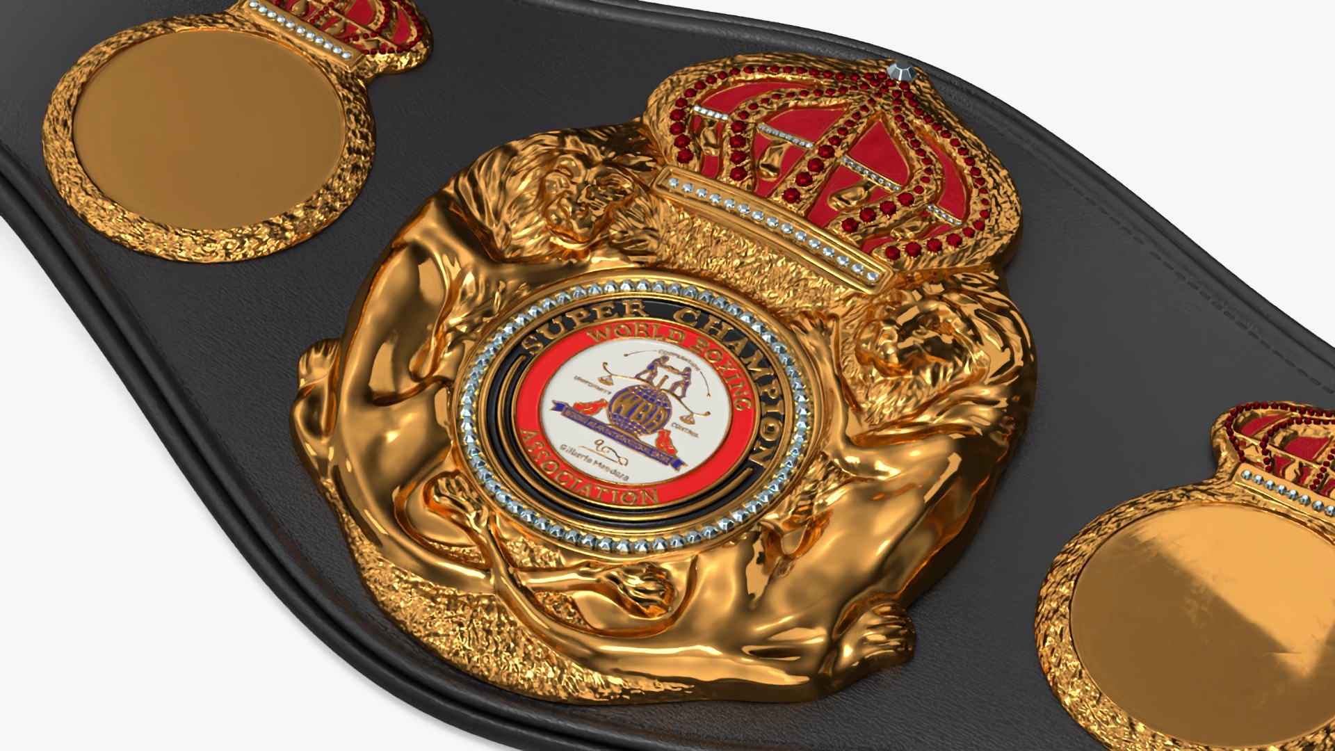 Championship WBA Belt Fur 3D Model - TurboSquid 2217599