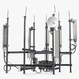 3D model Industrial Cell Tower Equipment