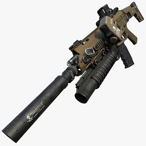 ACR Rifle 2x Color Versions. Black and Tan