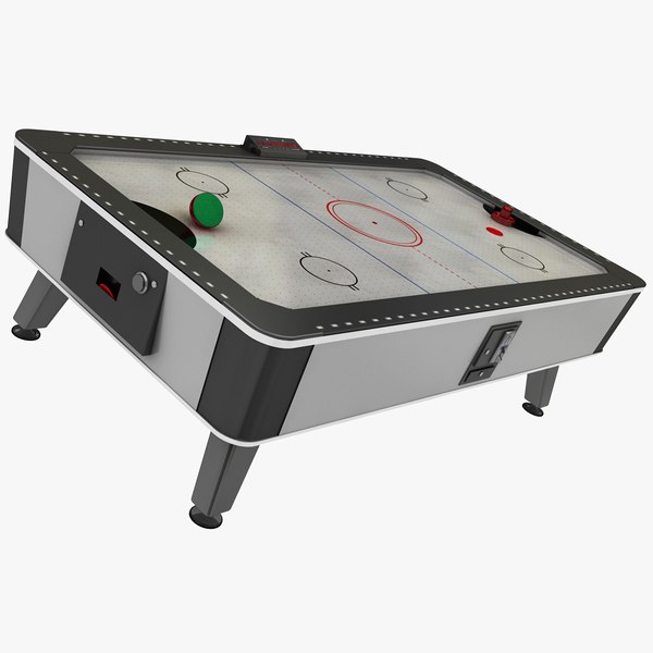 3D air hockey table