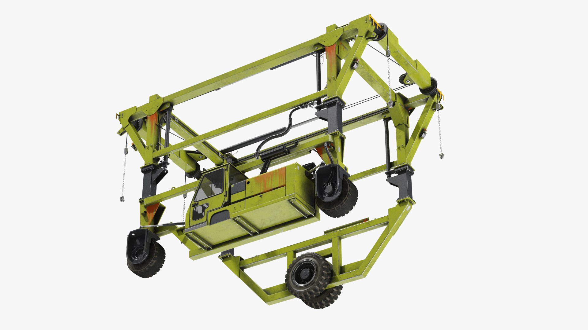 3D straddle carrier generic - TurboSquid 1451842
