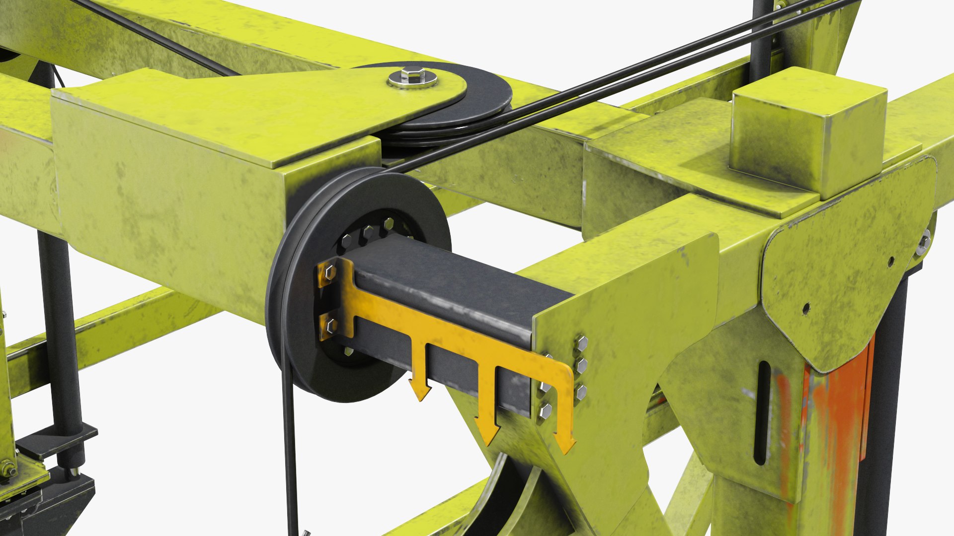 3D straddle carrier generic - TurboSquid 1451842