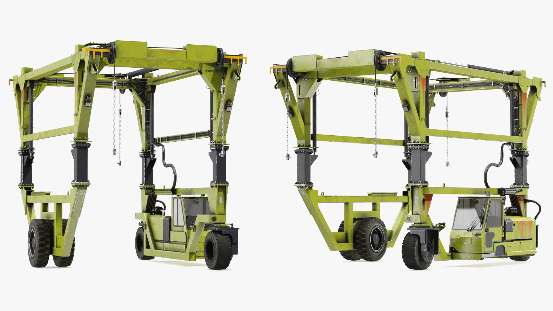 3D straddle carrier generic - TurboSquid 1451842