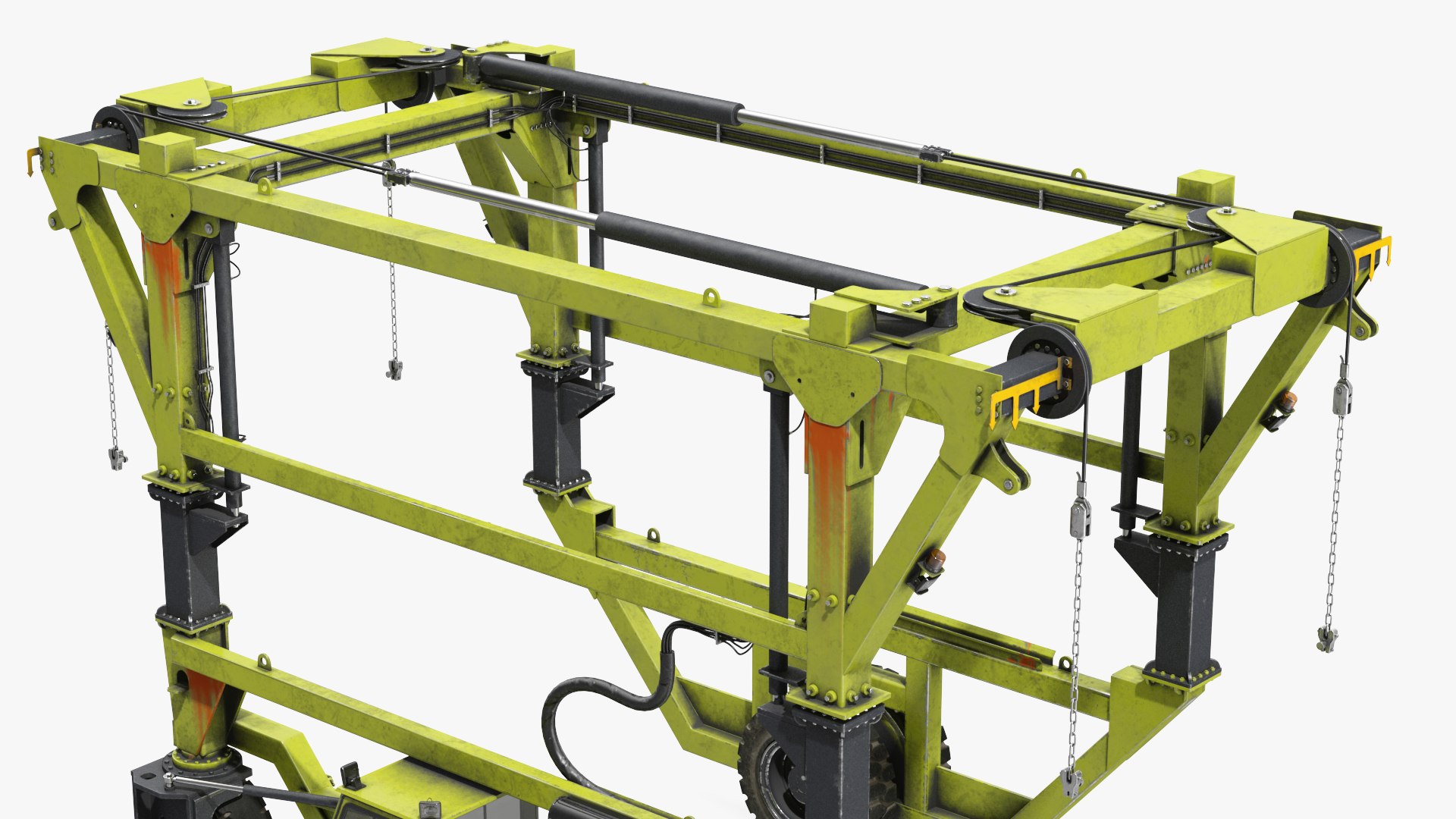 3D straddle carrier generic - TurboSquid 1451842