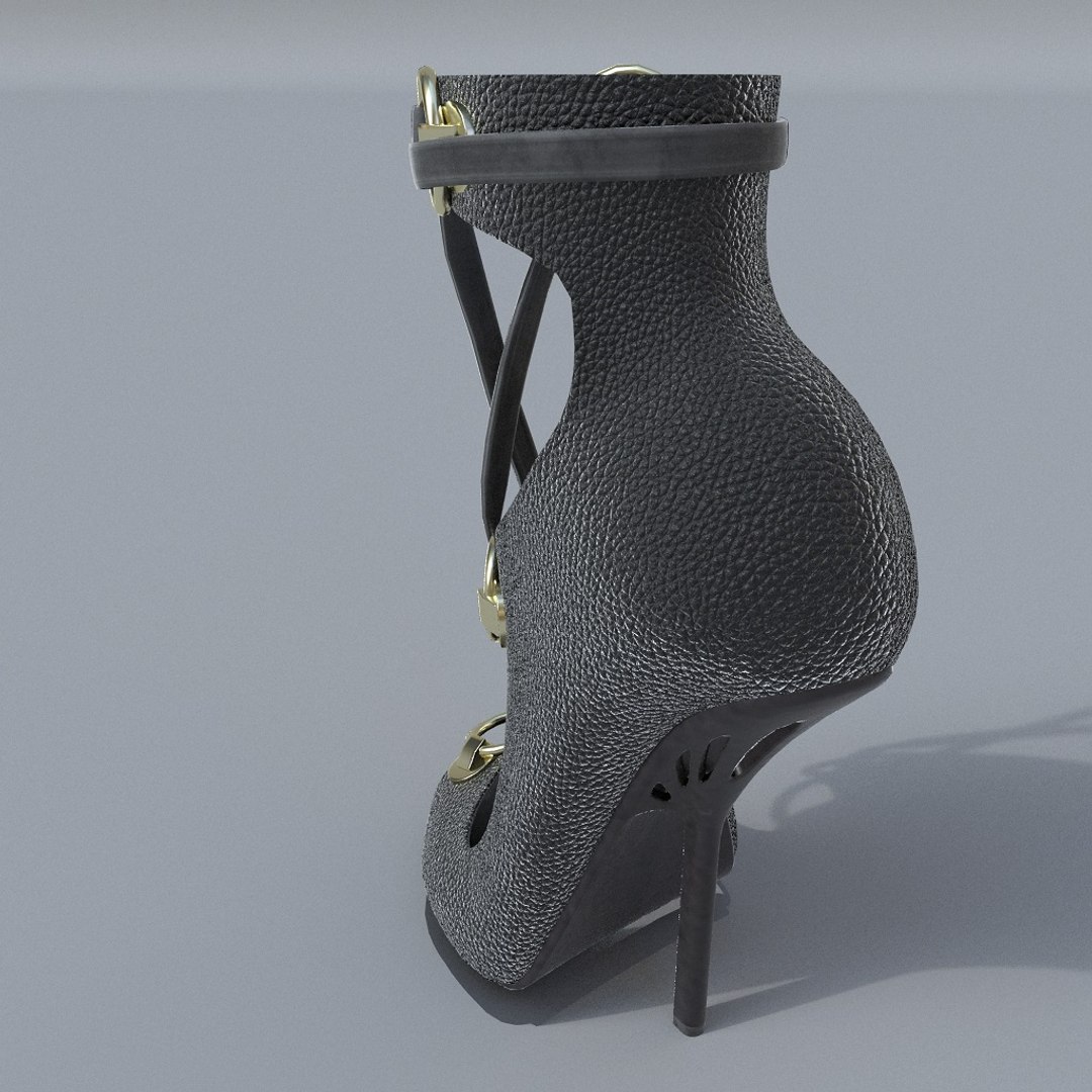 3D Heels Shoes - TurboSquid 1150527