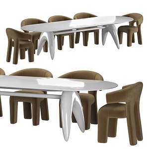 Coming over table Frey Dining Chair SET