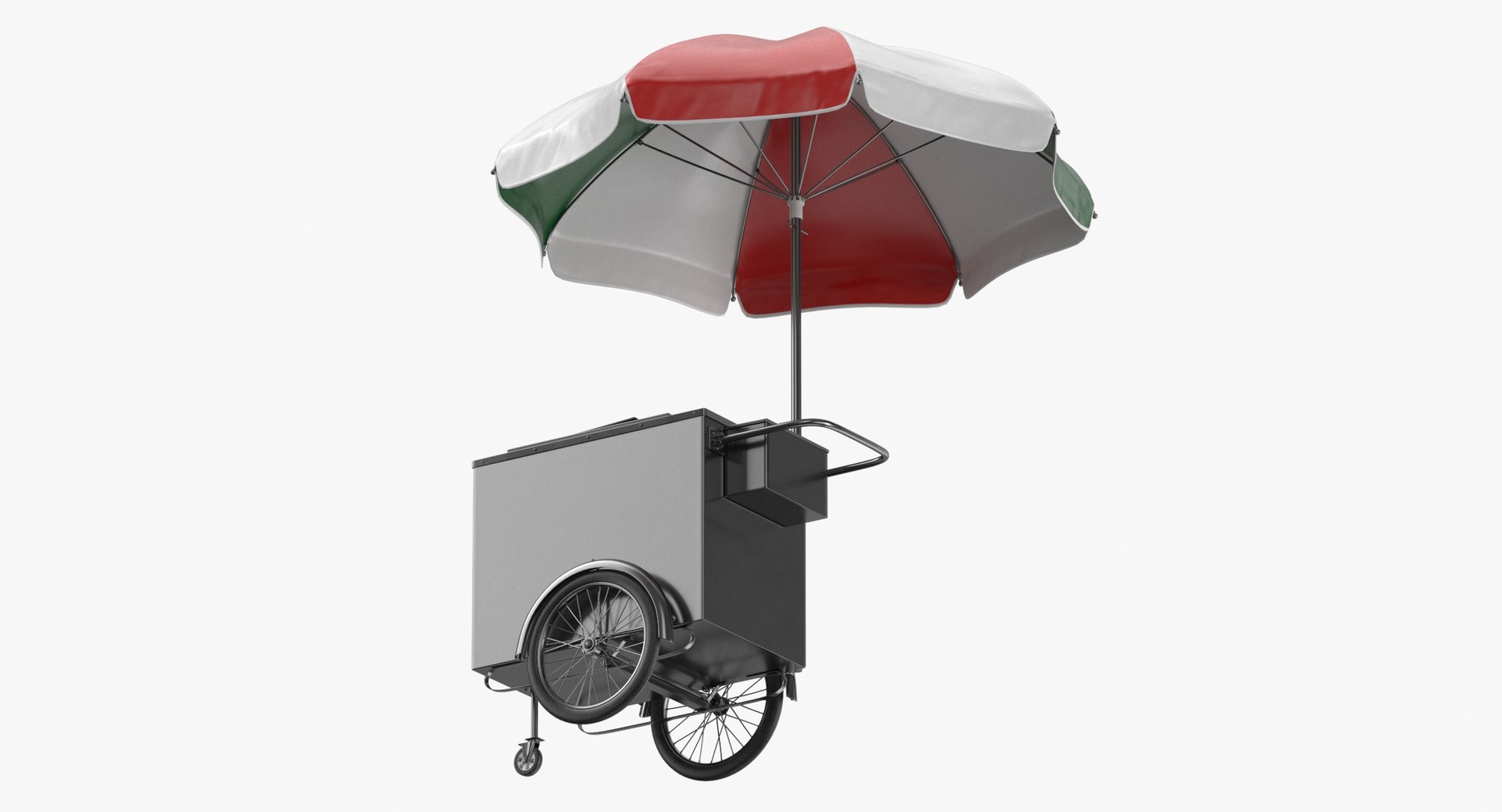 Umbrella Food Cart Clean and Dirty 3D model TurboSquid 1877804