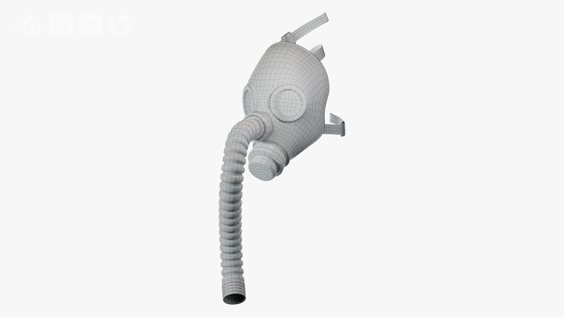 Gas Mask 3D - TurboSquid 2005810