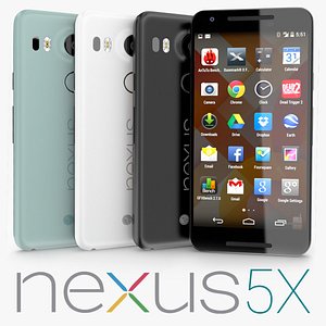 google nexus 5x 3d model