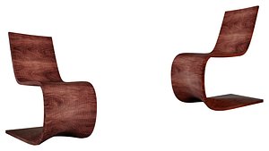 3D Realistic 3d model Chair parametric model lava