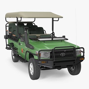 Toyota Land Cruiser Safari Open Sided Green Clean