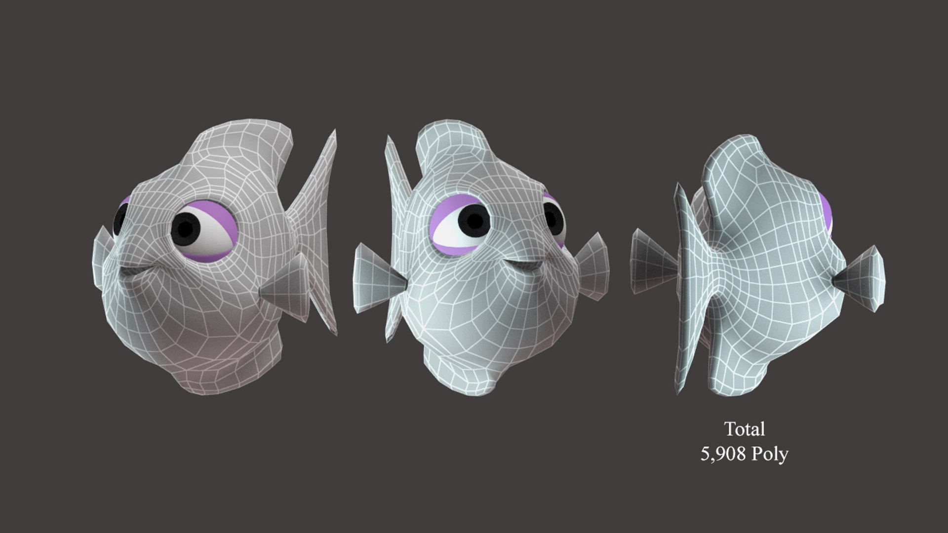 Blowfish fish 3D model - TurboSquid 1440302