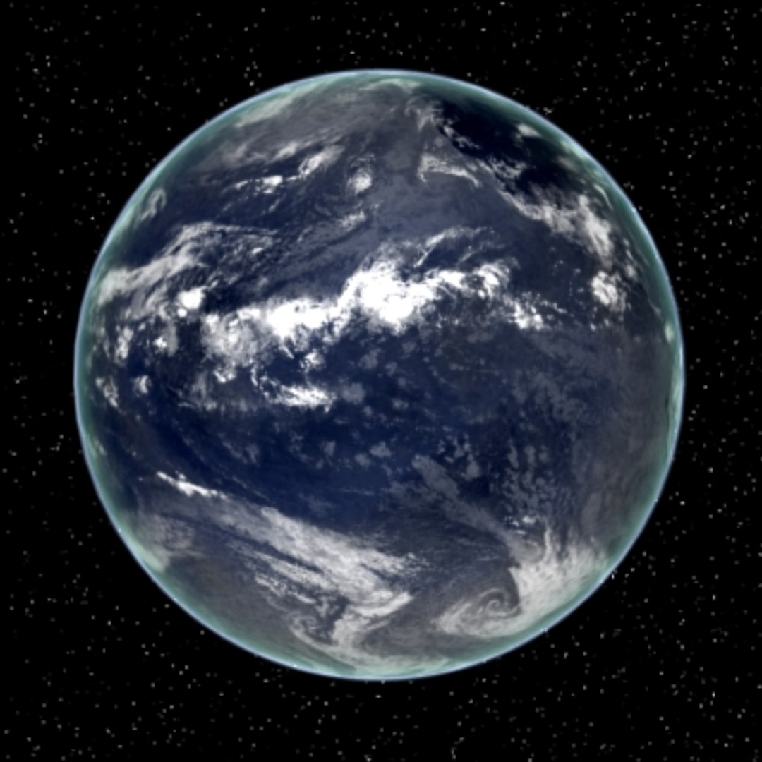 Planet Water 3d Max