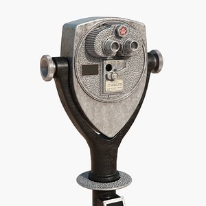 3D tourist attraction binoculars