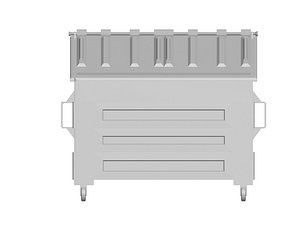 free dumpster 3d model