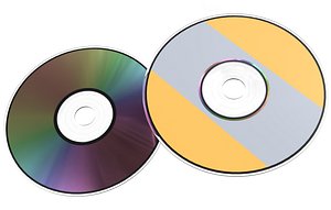 3D model CD DVD Disk PBR 4