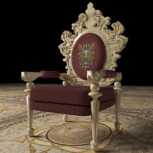 3D king throne 6