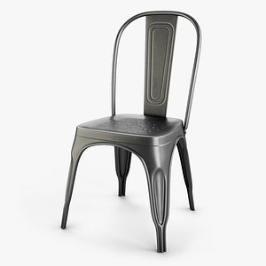 chair metal modern 3D
