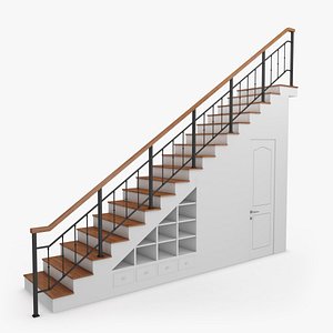 Classic stair 3D model