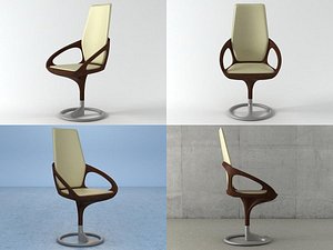 3D manta armchair model