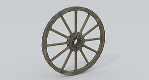 Wagon Wheel 4 3D model