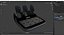 Logitech G G29 Driving Force Pedals 3D model