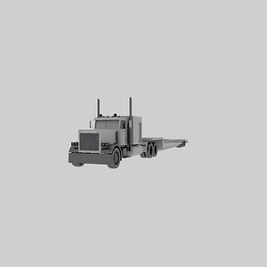 3D model truck 3d model without texture