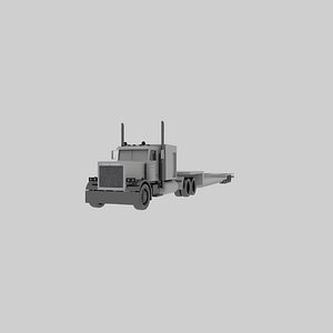 truck 3d model without texture