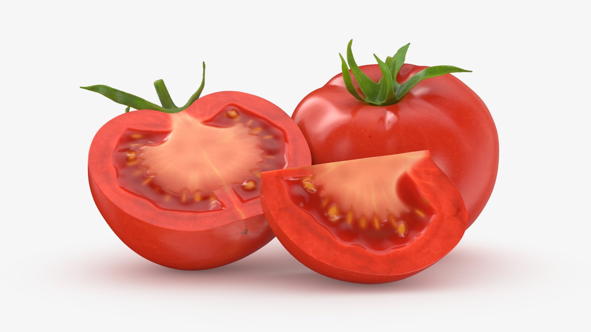 3D Tomatoes 02 - TurboSquid 2388335