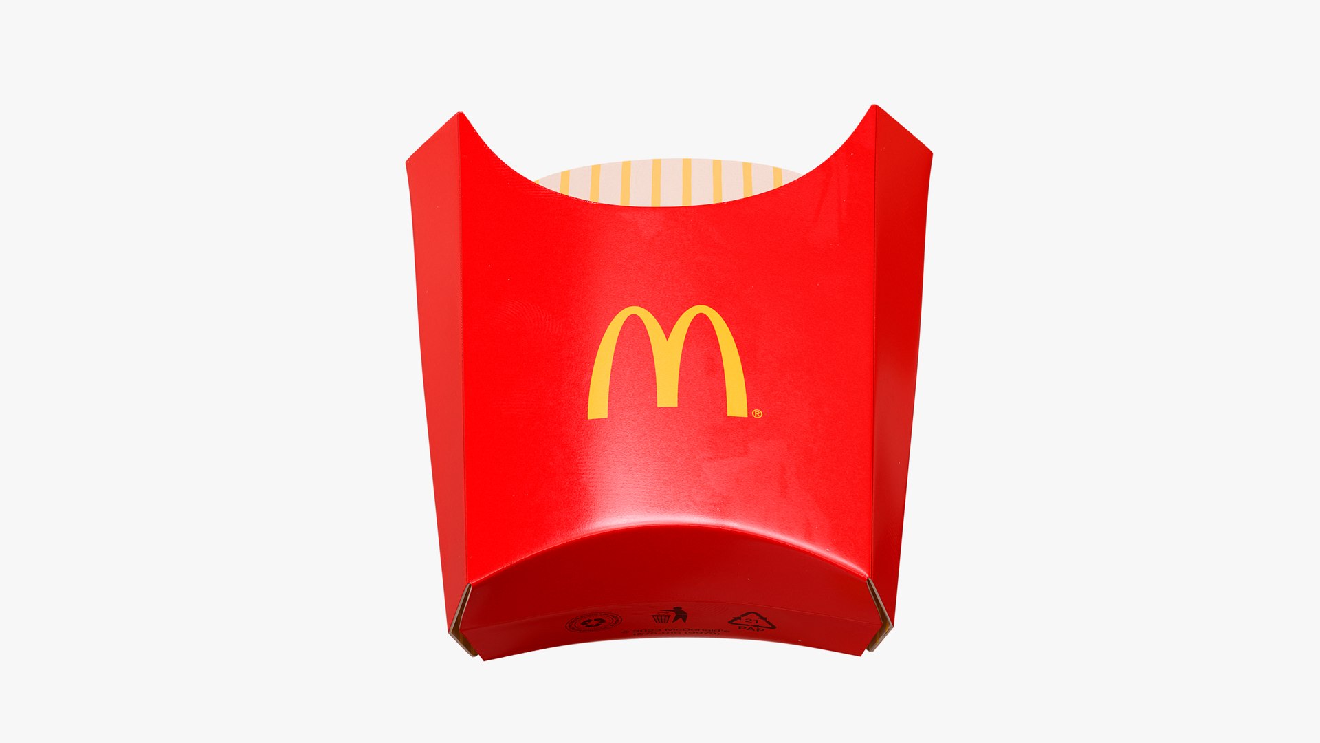 McDonalds French Fries Box 3D model https://p.turbosquid.com/ts-thumb/43/NBgMQD/WW/render01/png/1745877465/1920x1080/fit_q87/21c22b56a45386b7ae51c243cc52cd823a02d4bc/render01.jpg
