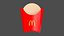 McDonalds French Fries Box