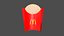 McDonalds French Fries Box
