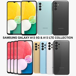 3D Samsung Galaxy A13 LTE and 5G Collection