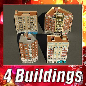3dsmax building 77-80 collections