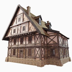 Medieval House 01 model