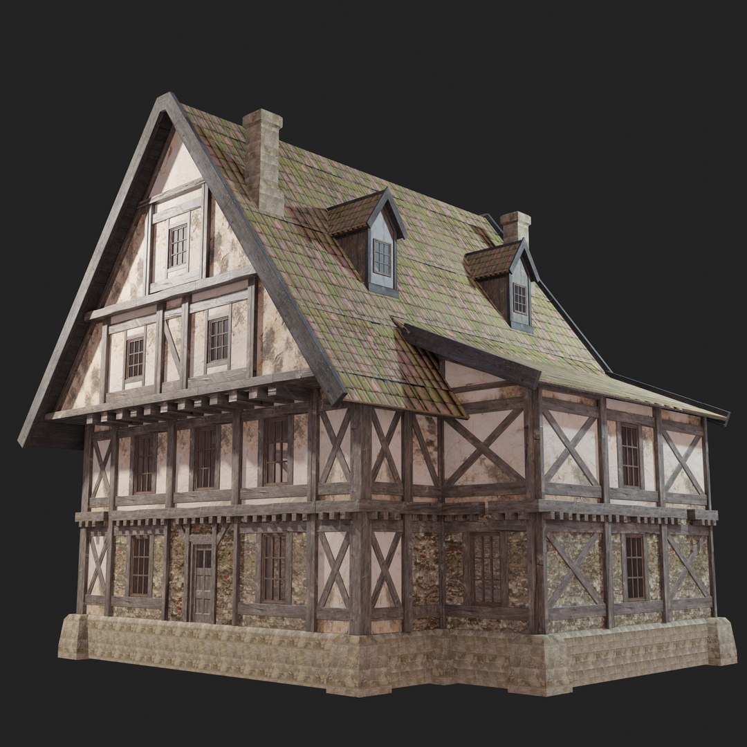 Medieval House 01 Model - TurboSquid 1851460