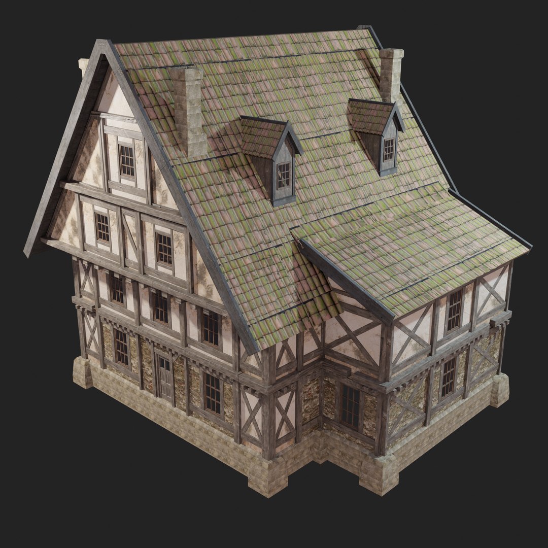 Medieval House 01 Model - TurboSquid 1851460