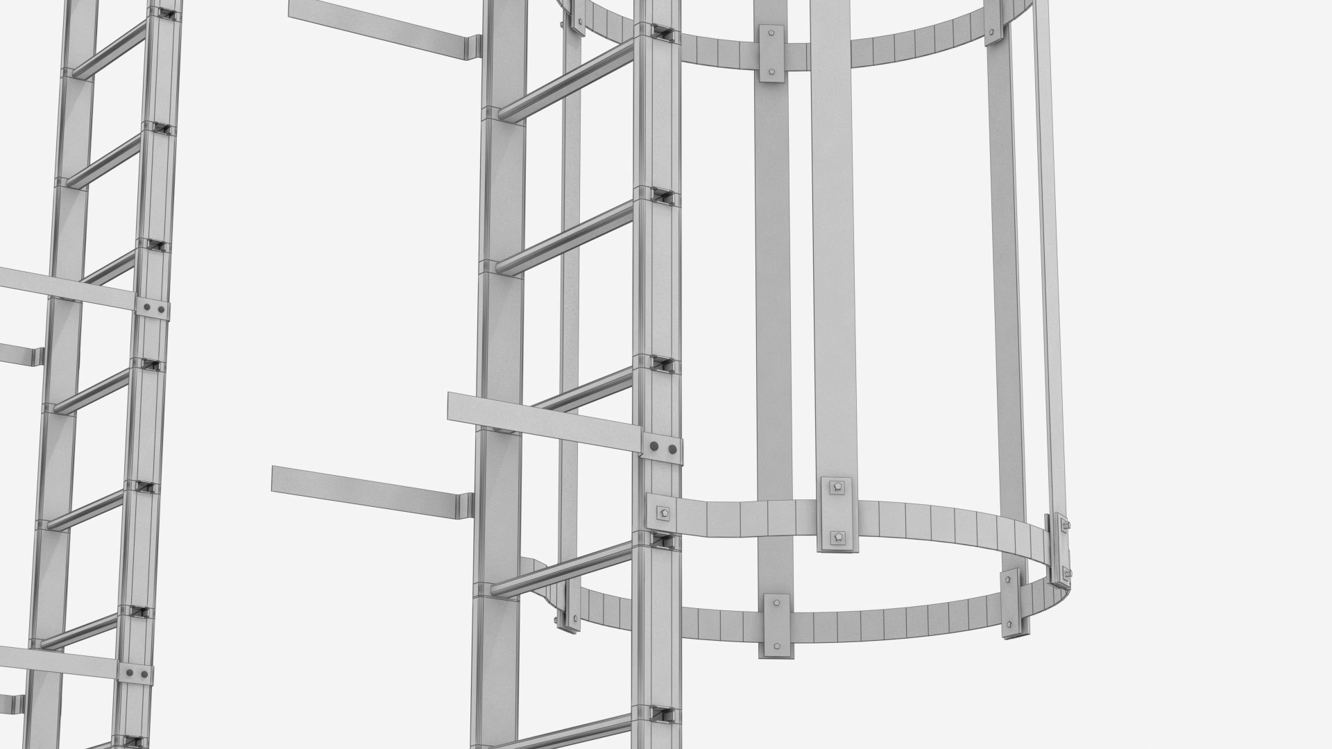 Access Ladder PBR Kit Game Ready 3D Model - TurboSquid 2373074